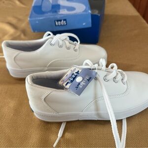 Keds Kids Classic White Sneakers